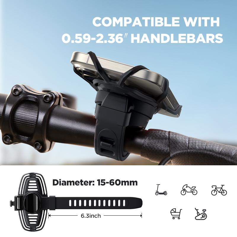 1PC Universal Bike Phone Mount Holder Cell Phone Mount for 4-7" Phone Handlebar Mount for Bicycle Motorcycle Scooter Holder