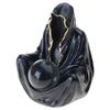 Resins Death God Sculpture Crystal Ball Halloween Decors With Flying Bats For Home Party Collectible Ornament Gift