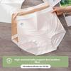 Large Size Women Spring and Summer Antibacterial Crotch Pregnancy Postpartum High Waist Belly Triangle Briefs