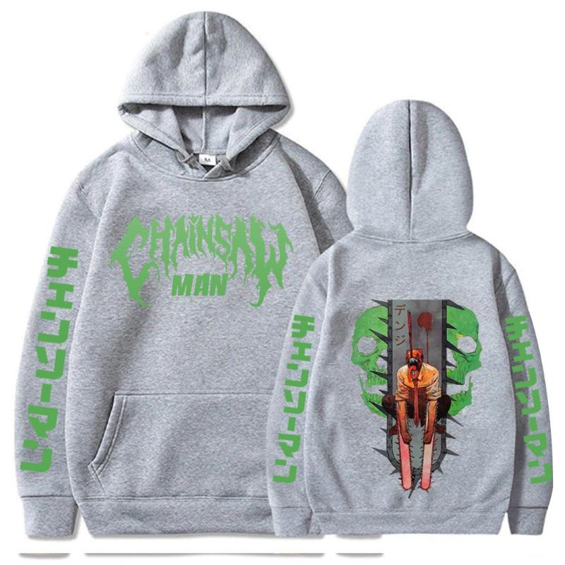Denji Chainsaw Man Japanese Animation Men's Hoodie Sweatshirt Men Womnen Fashion Design Pullover Men's Fleece Hoodies