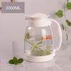 2000Ml 2800MLHeat Resistant Explosion-Proof Glass Water Cup Cold Kettle Heated Container Tea Pot Good Clear Juice Jug Teapot