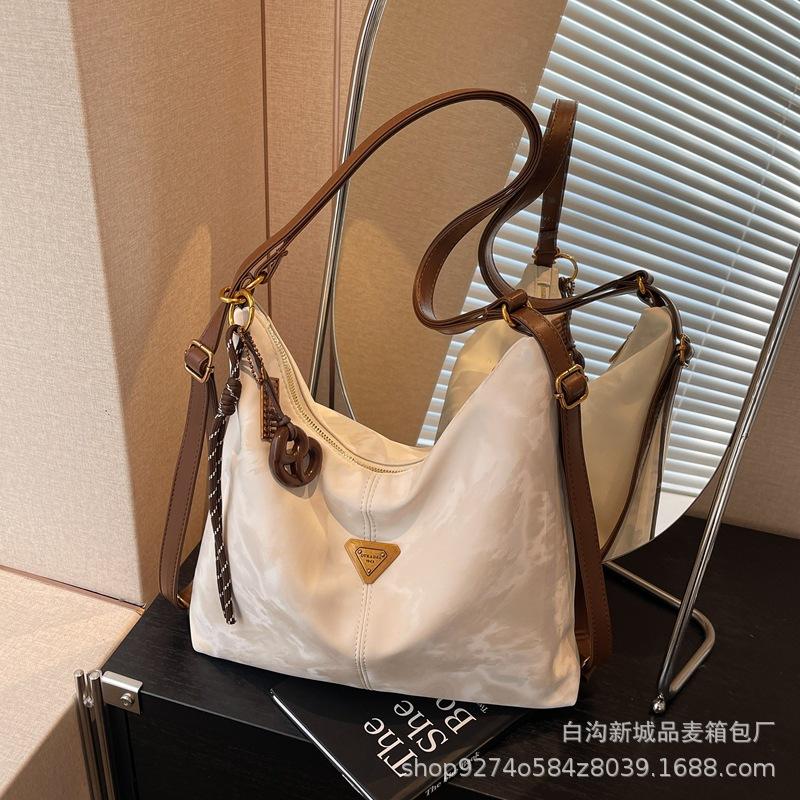 

Tote bag handbag large capacity fashion simple Japan and Korea 2025 new trendy INS backpack casual women s bag