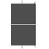 Compact, wear-resistant divided sun shade 1, made of highly resistant materials 1, easy to use and practical with rear window 80 x 54 as a divider cur