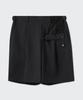 Musinsa Standard Cool Touch Hidden Banding Half Slacks [Black]