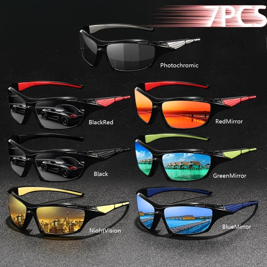 7 Pieces of Retro Fashionable Glasses for Men and Women Suitable for Sports Enthusiasts