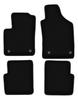 BASIC Black Velour Floor Mats For: Fiat 500 FL Hatchback (2013-2019)