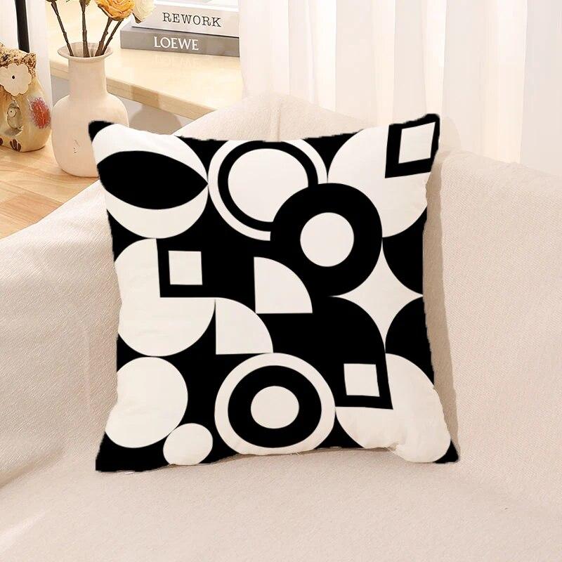 Nordische Geometrische Linien Kissenbezug Sofa Kissenbezug Körper Schlafkissen Bett