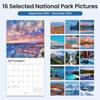 SUNEE 2026 Calendar for Wall, 2026 Large Wall calendar 12x12 Inches with 16 Months from September 2025 to December 2026, Thick Glossy Paper, 12" x