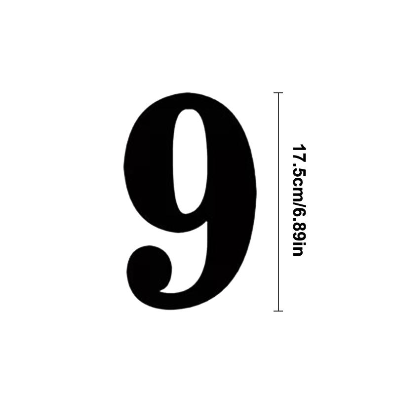 Wheelie Bin Stickers Self-Adhesive Trash Can Labels Pvc Number 0-9 Letters A-G Stickers Garage Car Bins Stickers Weatherproof