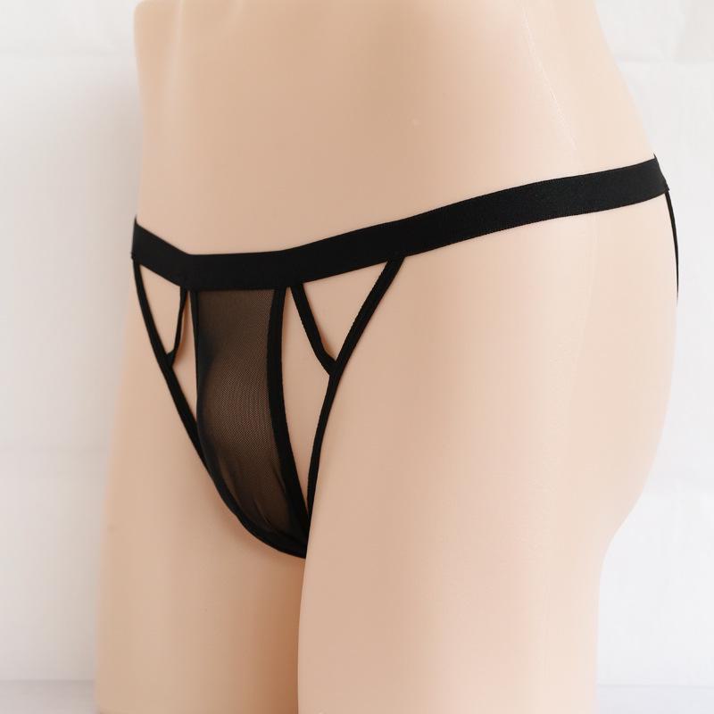 Pánské širokopásmové tanga kalhotky s U-Bag designem