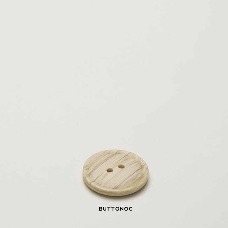 5 pezzi Bottoni a due fori effetto venature del legno bottoni in resina abbigliamento da donna abbigliamento autunno e inverno bottoni decorativi per cappotti in nylon double-face