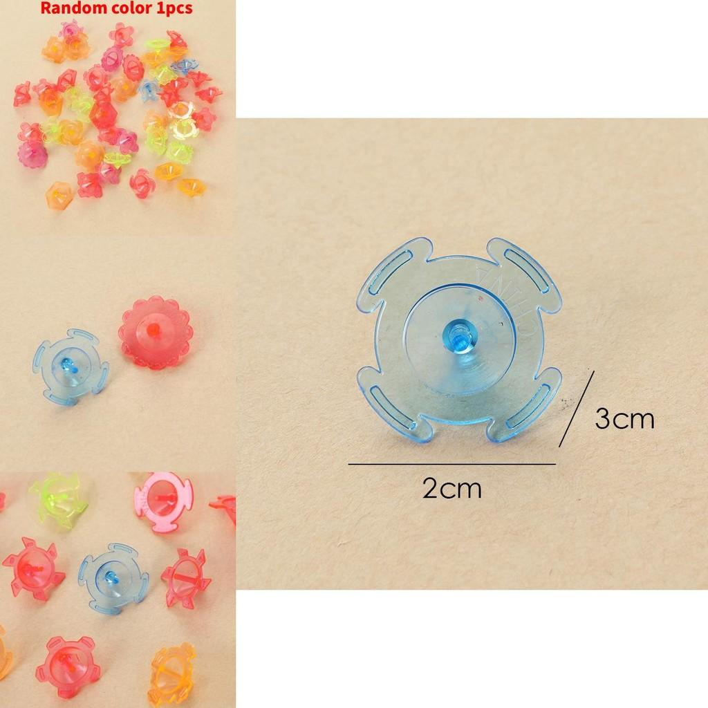 Plastic Hand Twist Transparent Gyroscope Toy For Kids Play And Collection