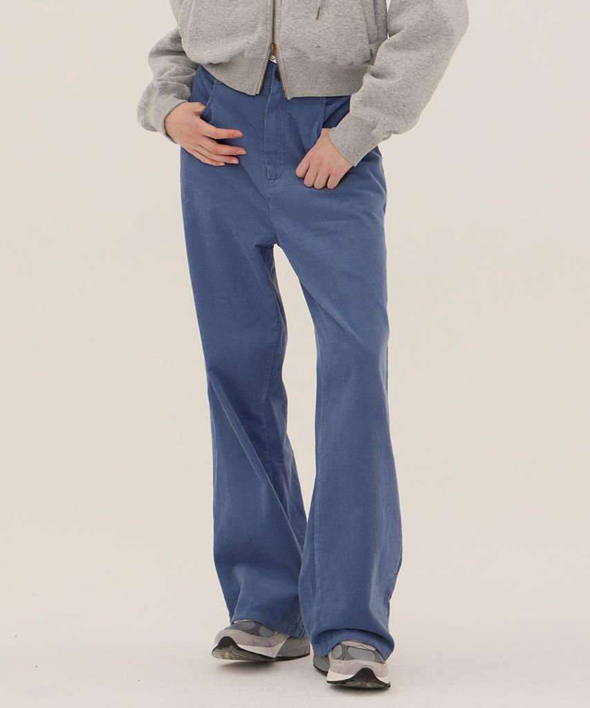 DANGLEDROP Dgdp Corduroy Standard Wide Pants_Blue