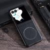 For Motorola Razr 60/Razr 50 5G Case Compatible with MagSafe Leather+PC Phone Cover