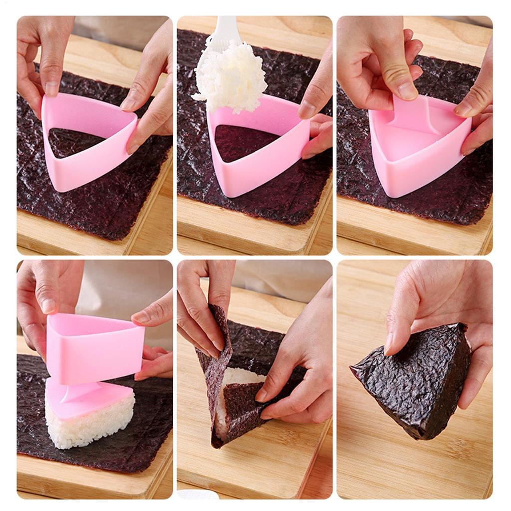 Rice Triangle Mold Sushi Mould Onigiri Rice Mold Rice Ball Maker Rice Shaper Non-Sticky Smooth For Restaurant Sushi Making