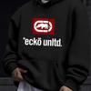 Men's Hoodie with Graphic "Ecko Unlimited" - Casual Sweater Long Sleeves Regular Fit Autumn/Winter Casual Hoodie