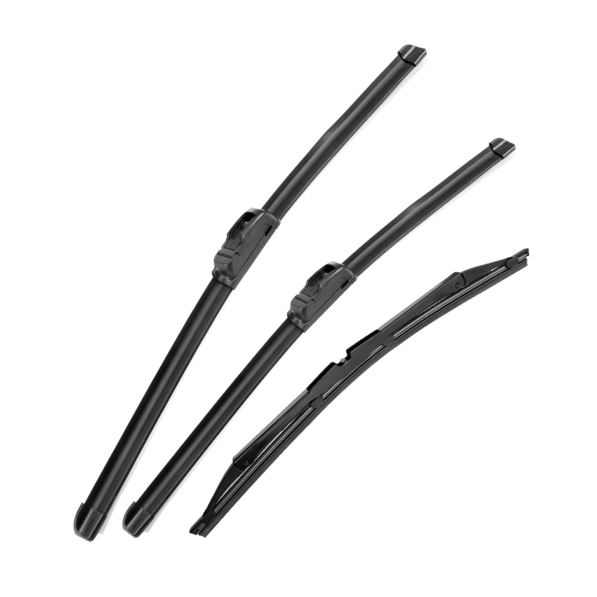 

For Volvo XC70 2003 Wiper Front & Rear Wiper Blades Windshield Windscreen Window Brushes 24 +21 +16 Q02-24,Q02-21,T3-16 чёрный