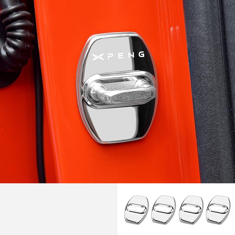 For Xpeng G6 2025-2026 Door Lock Protection Cover Stainless Steel Door Buckle Rust Prevention Automobile Modification Supplies