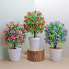 Plastic Murraya Exotica Artificial Flower Potted Plant For Decor Interior