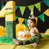Jungle Theme One Year Birthday Party Felt Crown Hats Kids Happy 1st Birthday Party Gift ONE Lion Party Hat Baby Shower Supplies