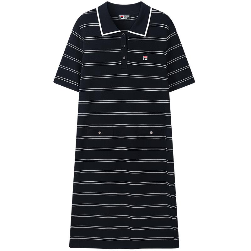 FILA Women s Striped Polo Dress S