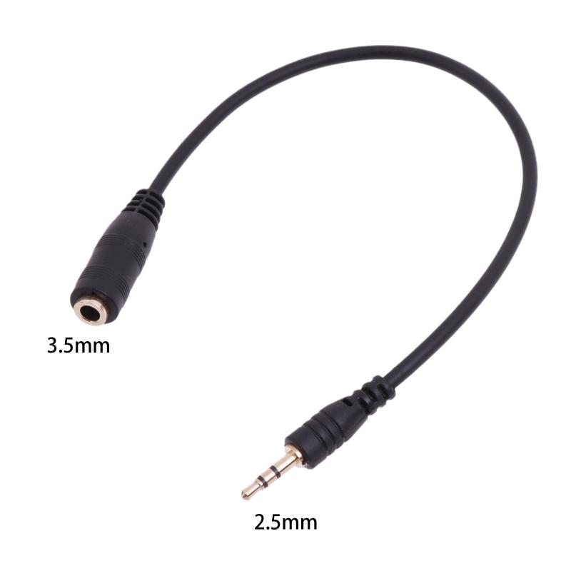 2.5mm to 3.5mm Audio Adapter 2.5mm Male to 3.5mm Female  Audio Converter Gold-Plated Audio Jack Connector for Headphone