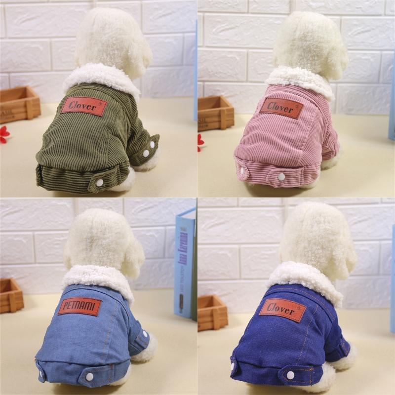 Winter Warm Dog Clothes Cold Weather Dogs Thicken Liners Coat Outdoor Clothing