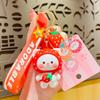 Pear Fruit Elegant Cat Keychain Highquality Pvc Material Fun And Unique Idea Gift