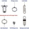 Safe Latch Cam Lock Furniture Lock For Camper Van High Quality Home Security Parts Practical Twist Lock Drawers Lock