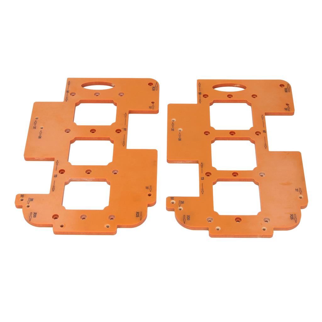 Hole Opening Templates Multifunctional Corner Radius and Outlet Punching Template Set for Home