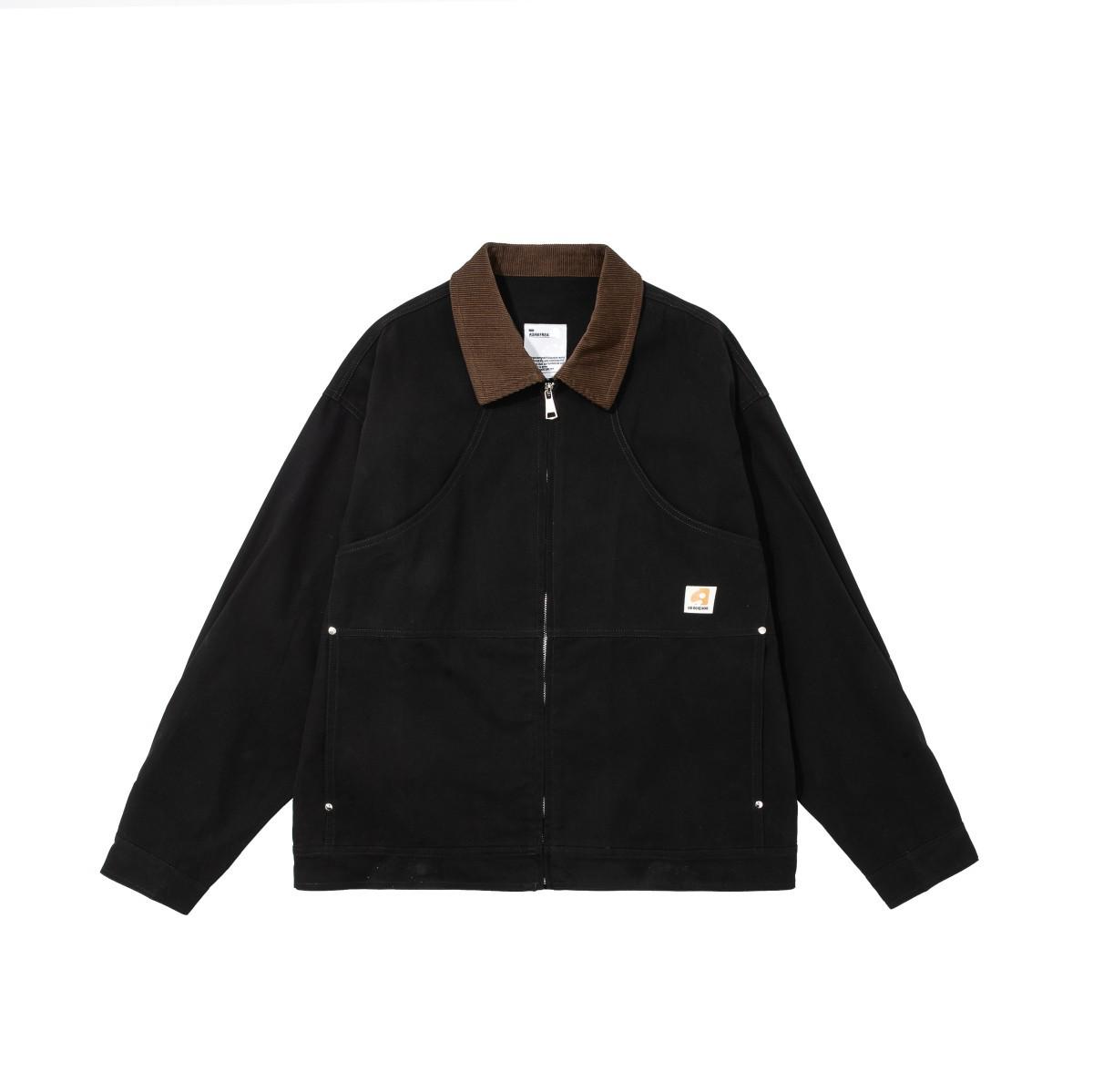 RUIIENRS x ADAM FREAK 2025 Осень Повседневная Рабочая Куртка с Лацканами Y112 L