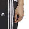 Adidas KTX41 Regular Fit Double Knit Track Women's 3-Stripes Pants, Black/White (JG3799)