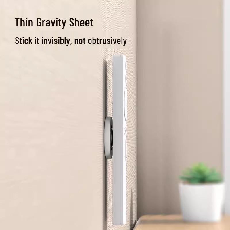 Magnetic Remote Control Holder, Punch-Free Wall Mount for TV & AC Remotes