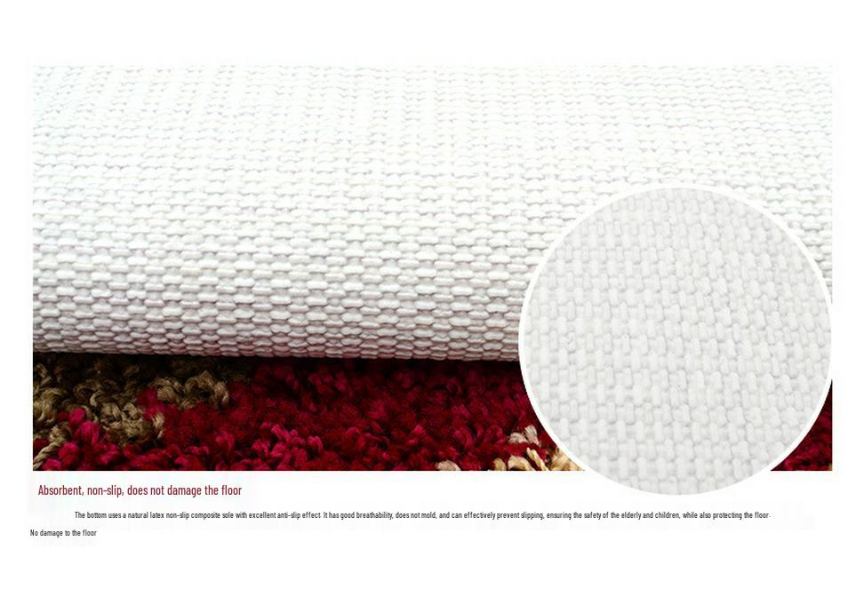 Water-Absorbing Non-Slip Toilet and Bathroom Entryway Doormat