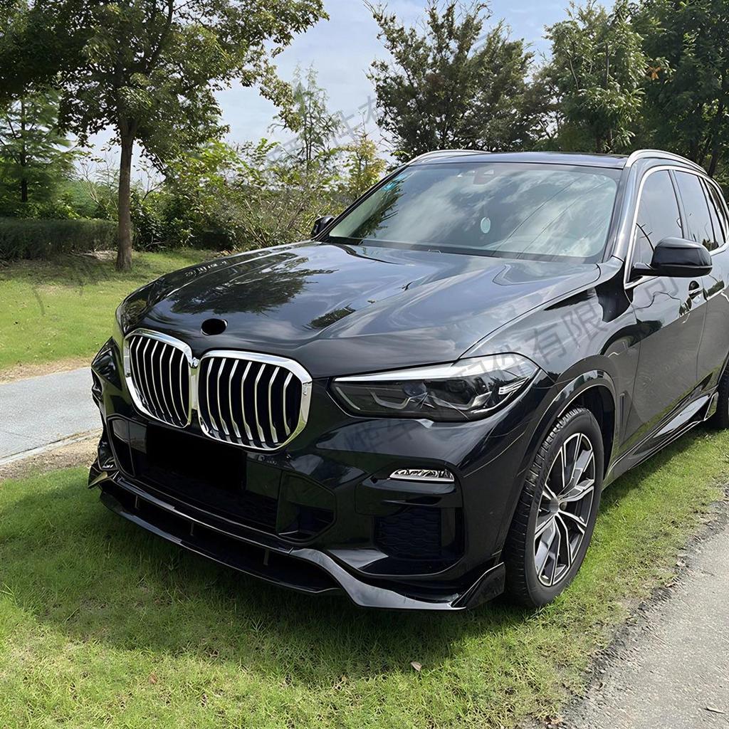 BMW G05 X5 (2018-2023) Black Warrior Front Lip & Rear Diffuser Body Kit