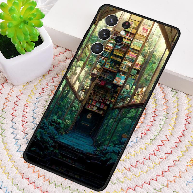 Library Bookish Silicone Phone Case For Samsung Galaxy Note 10 Pro S26 S25 S24 S23 S22 S21 Plus S25Ultra Capa Cover