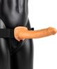 RealRock - Vibrator - dildo with strap-on 24.5 cm