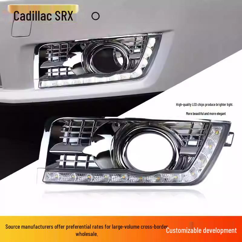 Cadillac SRX LED Daytime Running Lights with Flowing Turn Signals