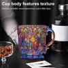 Yousheng Colorful Church Cup Handmade 400ml Religious Coffee Mug Inspiring Christian Gift Religious Art Mug Faith Gift
