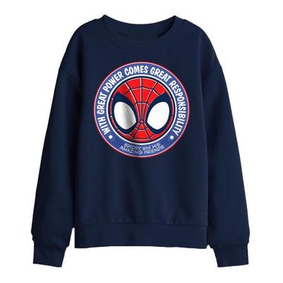 Spidey And His Amazing Friends Childrens/Kids Great Responsibility Badge Sweatshirt