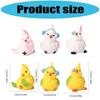 Parrot Figurines Mini Parrot Decors Waterproof Toy Playsets Miniature Doll Garden Figurines Cake Toppers Parties Favor