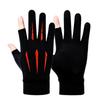 Men's Summer Fishing Gloves Ice Silk Non-Slip Sun Protection Motorcycle Gloves Outdoor Sports C K9H5