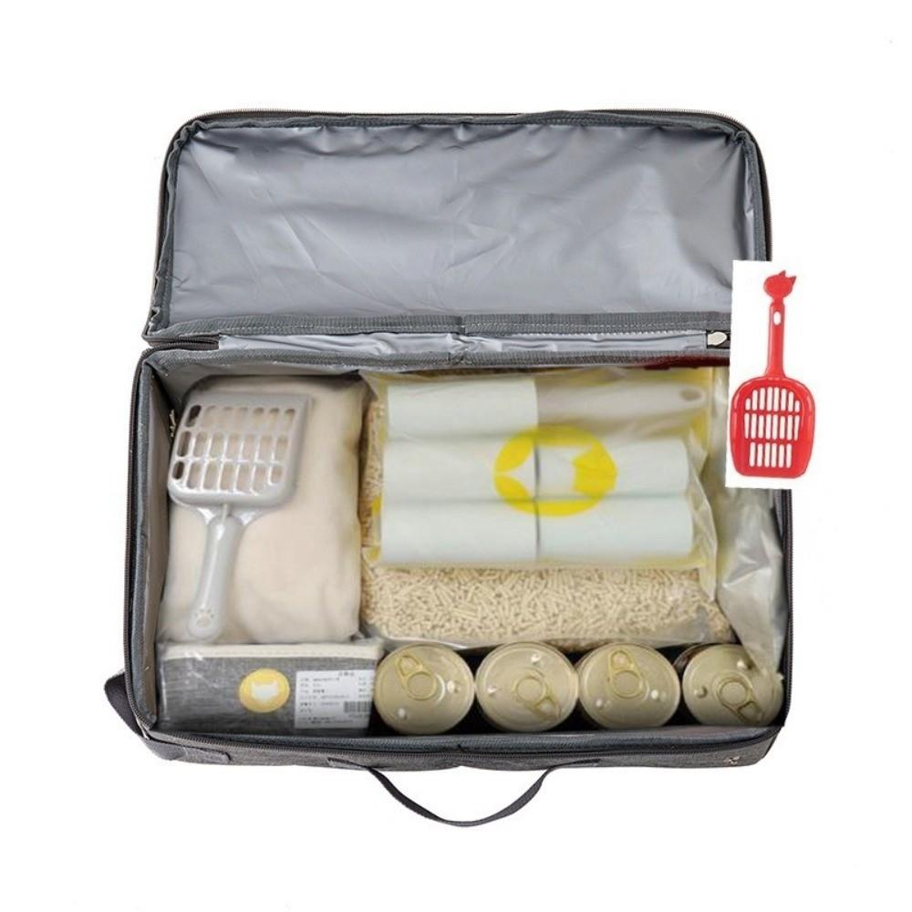 Waterproof Portable Pet Toilet Oxford Cloth Mobile Cat Toilet Foldable Cat Litter Box  Going Out