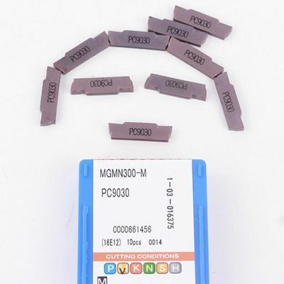 10 Pieces MGMN300-M PC9030 Carbide Insert For MGEHR/MGIVR Grooving Cut-off Tool
