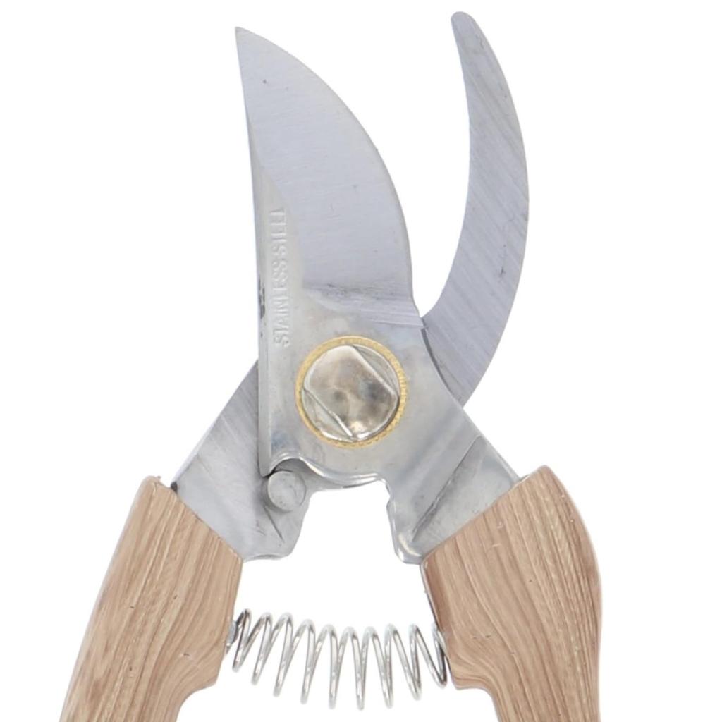 Takagi WOODY TASTE Stainless Steel Pruning Shears for Narrow Easy to Use for Cutting Approximately 10mm Diameter for Young Branches Women, 165mm,