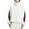 Adidas Originals Faux Fur Stand Collar Jacket Women's Warm Coat White KC0079
