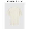 UR Men's Striped Textured Round Neck T-Shirt