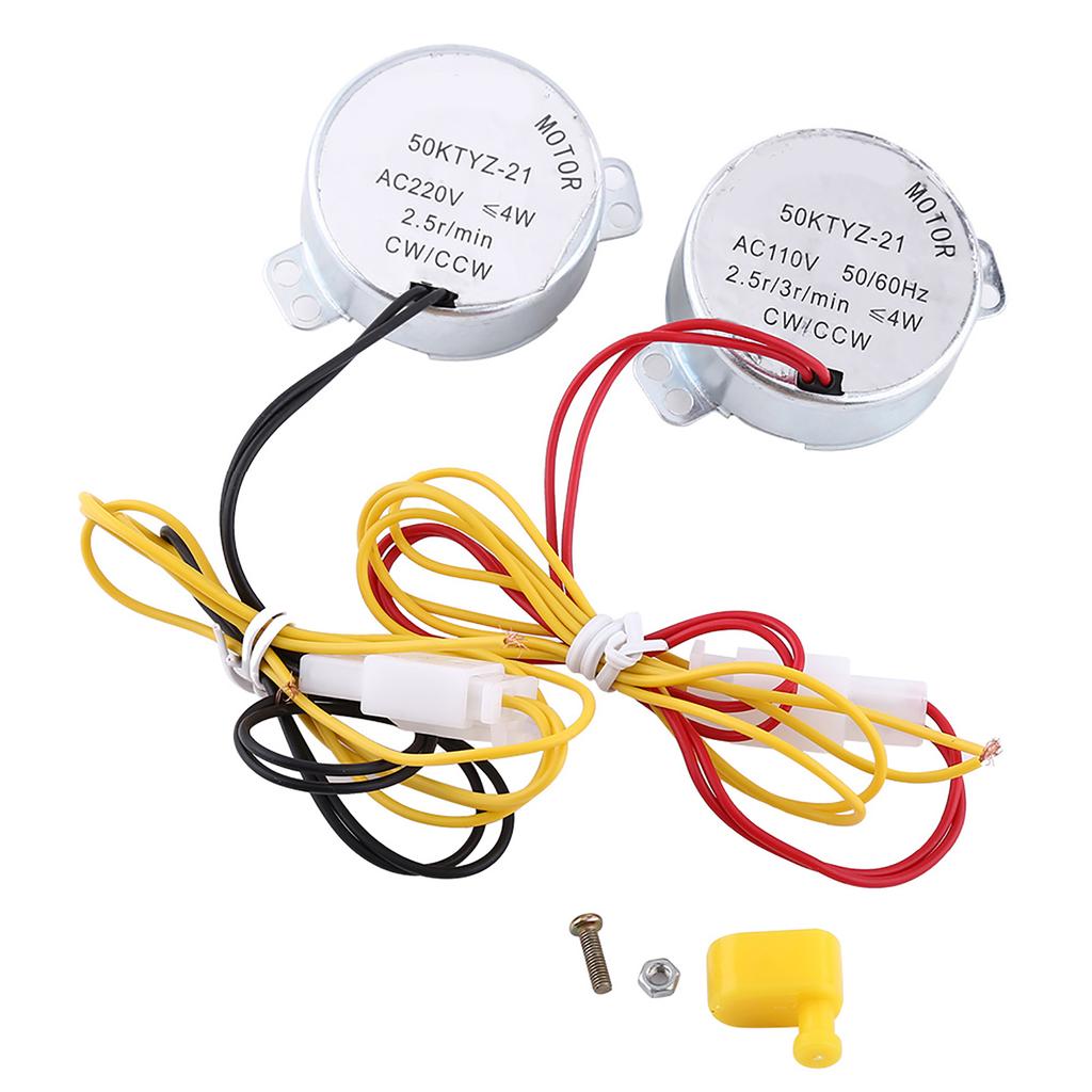 2 Tip 110/220V AC Tavuk Yumurta Çevirme Rotator Kuluçka Motoru Bağlantılı