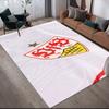 VFB Logo Flanell Teppich, Heim Sofa Dekoration für Wohnzimmer & Schlafzimmer, Rutschfeste Spiel Flanell Bodenmatte für Spielzimmer
