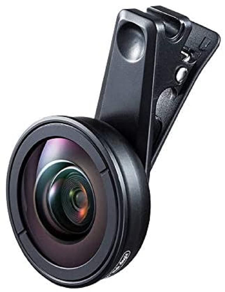 Sanwa Supply CMS-LENS1BK Wide-Angle Lens for Laptop Cameras